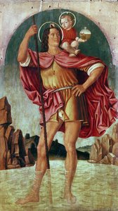 St. Christopher by Filippo Mazzola or Mazzola dell